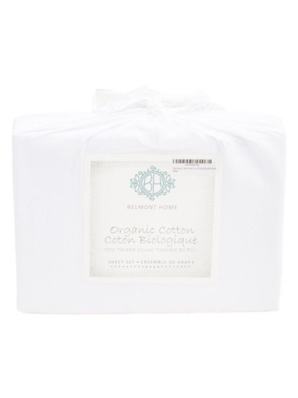 BELMONT HOME 500tc Organic Cotton Sheet Set